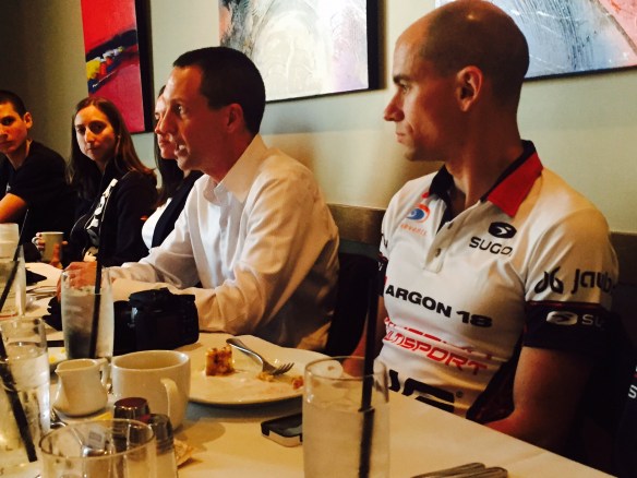 Jeff Sangalli of Primal Sport Mud hosted a brunch to round out the weekend.